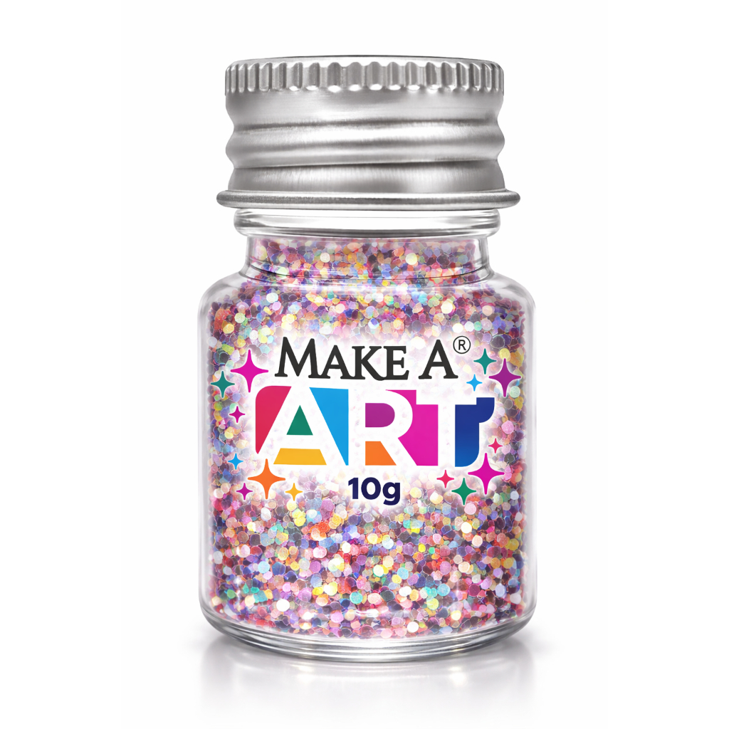 Glitter Flocado Confete Colorido Resina Maquiagem Unhas Vela Artes 10g
