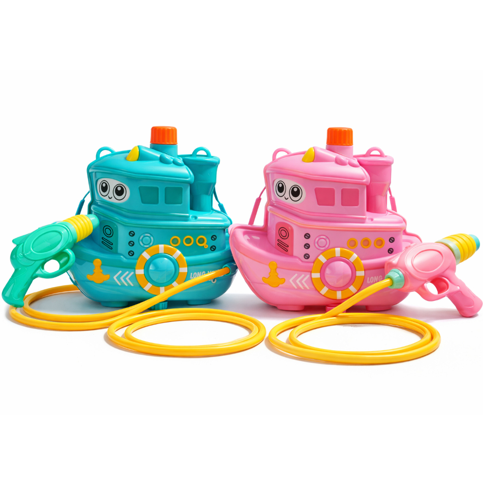Arma de Água Infantil com Mochila Reservatório Lança Água Verão em Oferta na Shopee