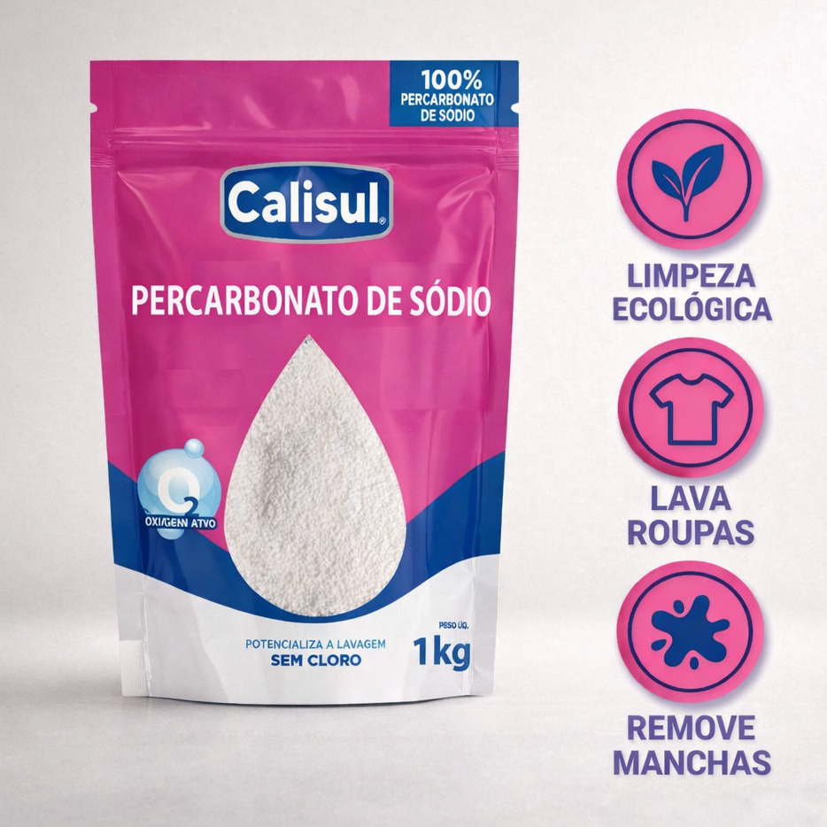 Percarbonato de Sódio 100% Puro Tira Manchas Premium Roupas Brancas e Coloridas Remove Manchas Difíceis em Oferta na Shopee