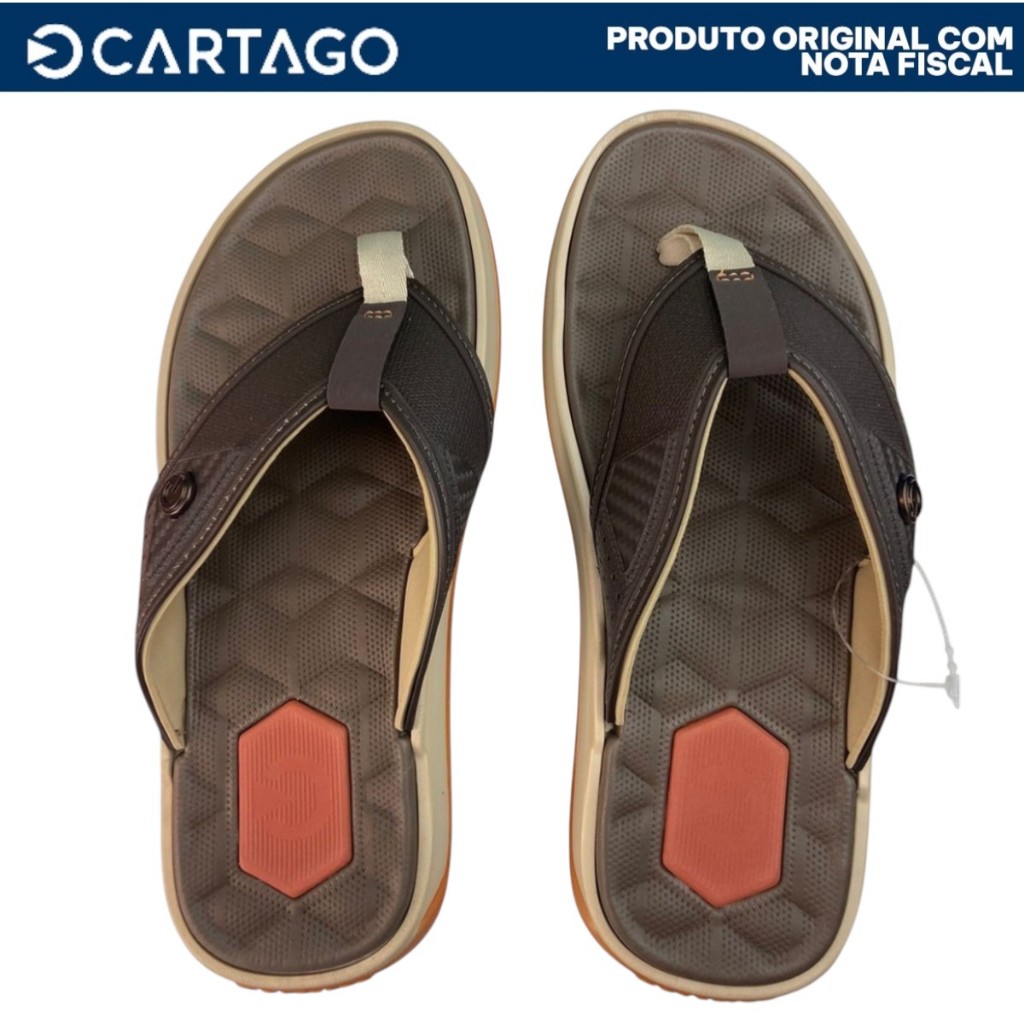 Chinelo Cartago Napoles I Dedo Masculino em Oferta na Shopee