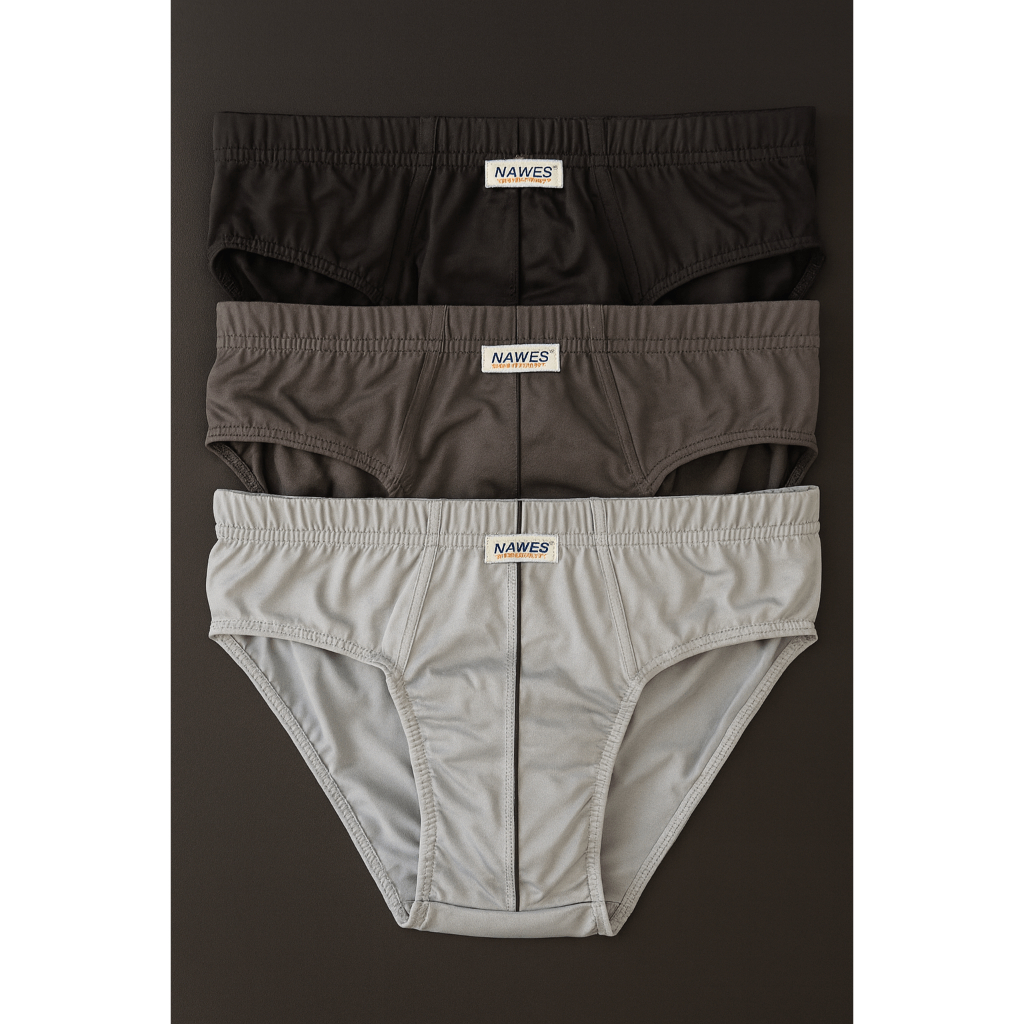 Kit Cueca Slip Microfibra Premium Masculina Nawes Alta Qualidade