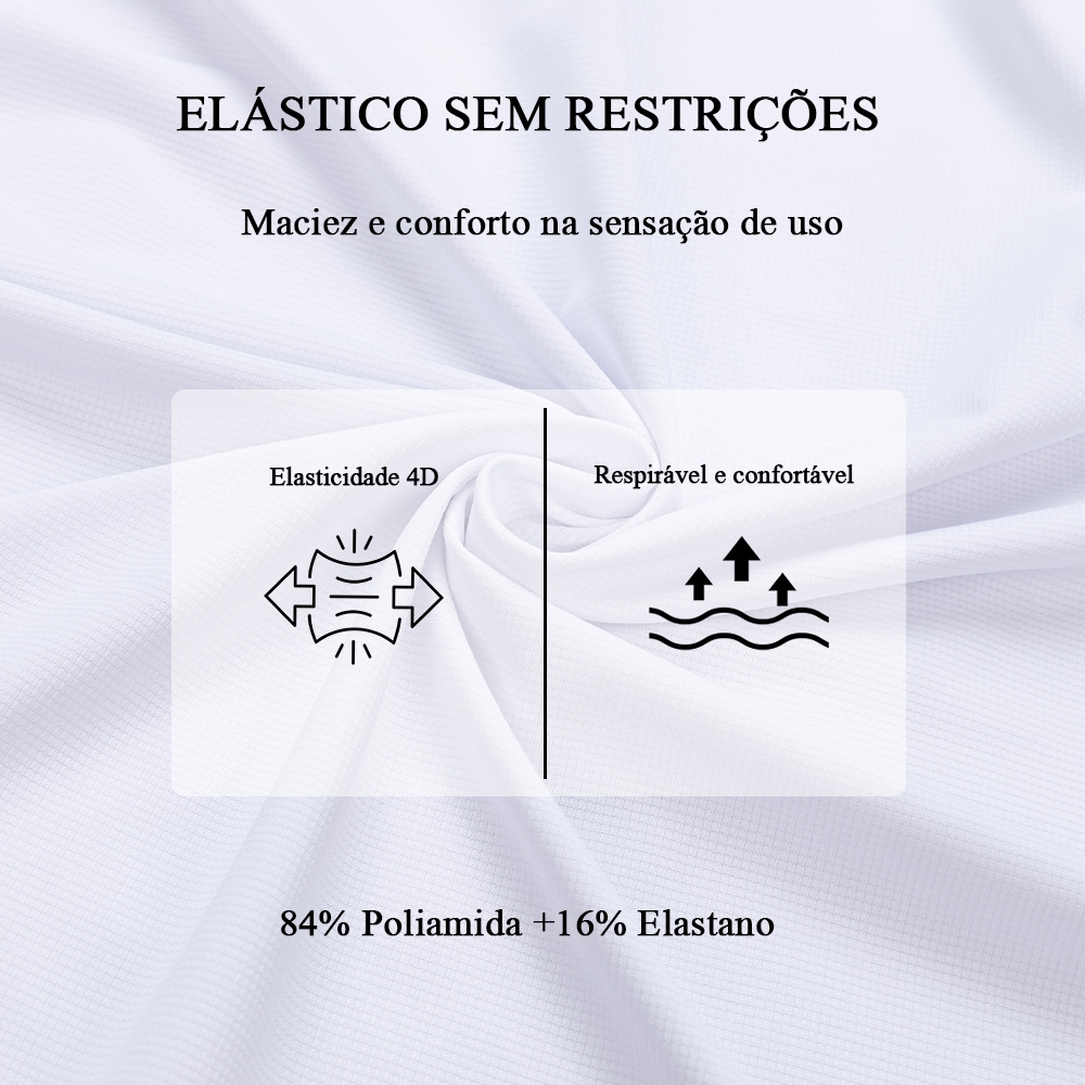 BROSSARD Camisa Social Masculina Slim fit Elastano , Blusa Estilosa Não Amassa Roupa Trabalho Brasil