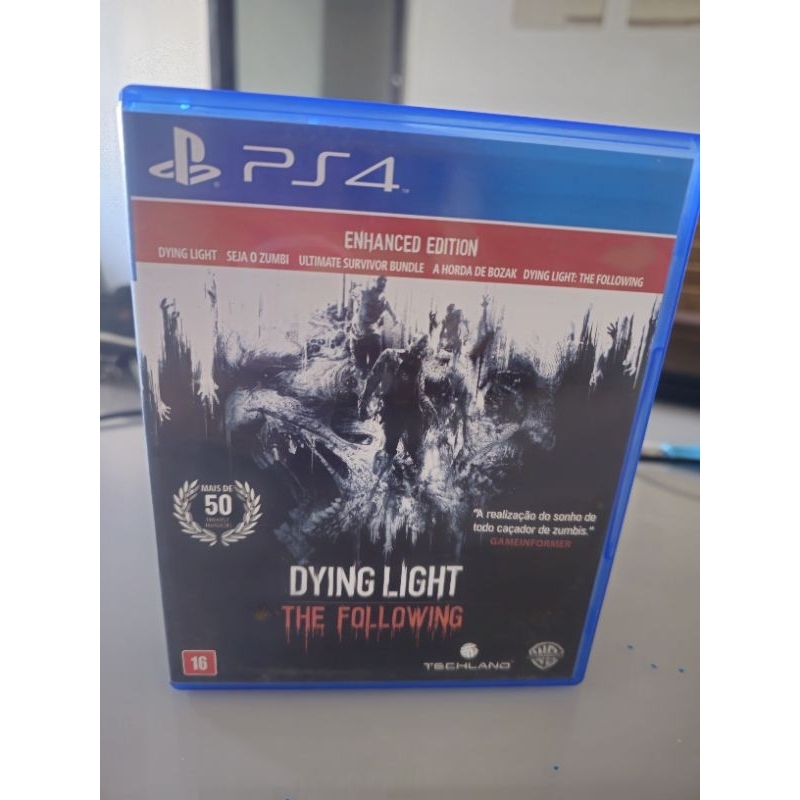 Jogo para PS4 PS5 usado mídia física Dying Ligth The Following