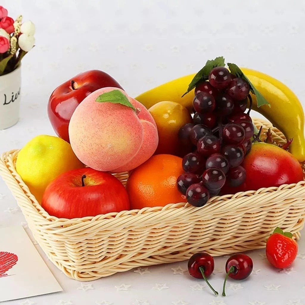 Kit 12 Frutas Tamanho Real Sortidas Artificial Decoração Realista 2026