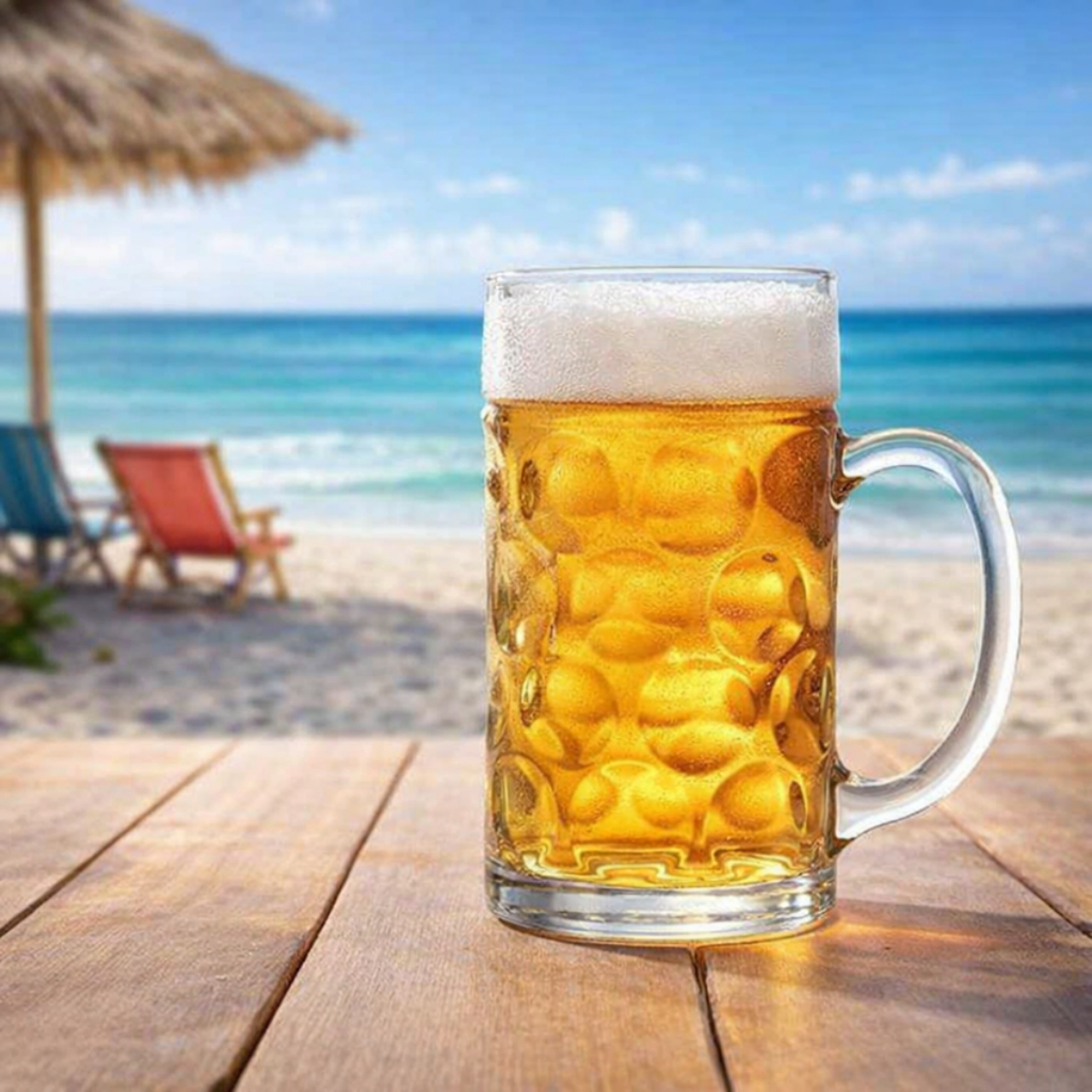 Kit 24 Canecas Chopp Vidro Caneca Cerveja Alemã 600 Ml