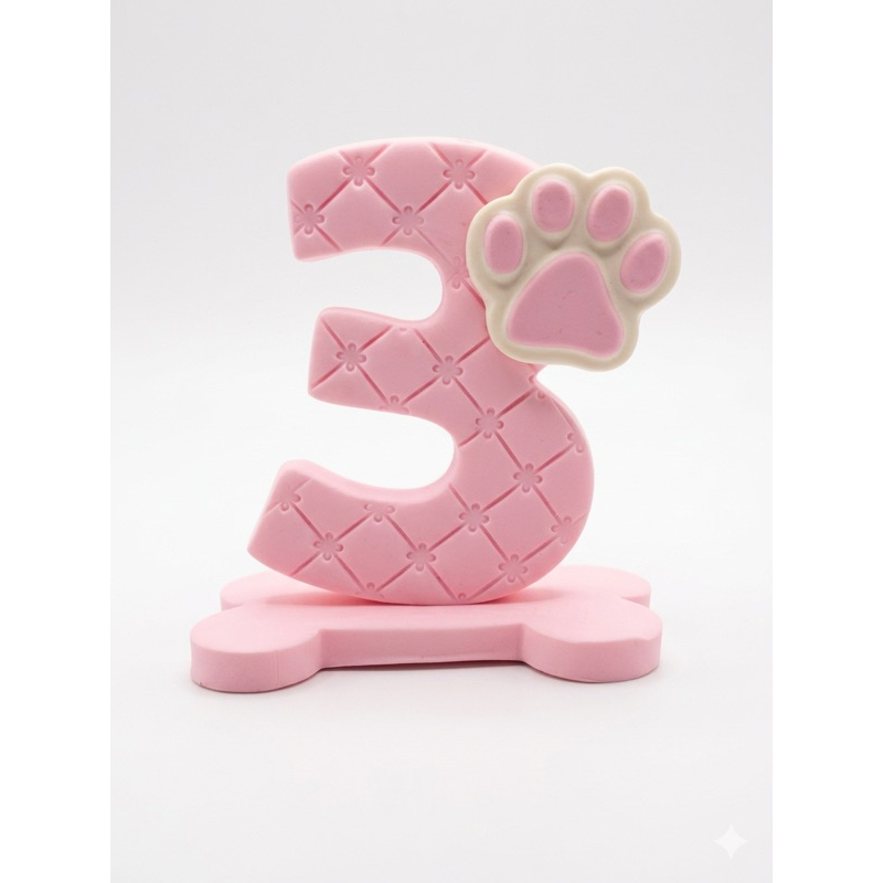 Vela Biscuit PATRULHA CANINA SKY topo de bolo de aniversário