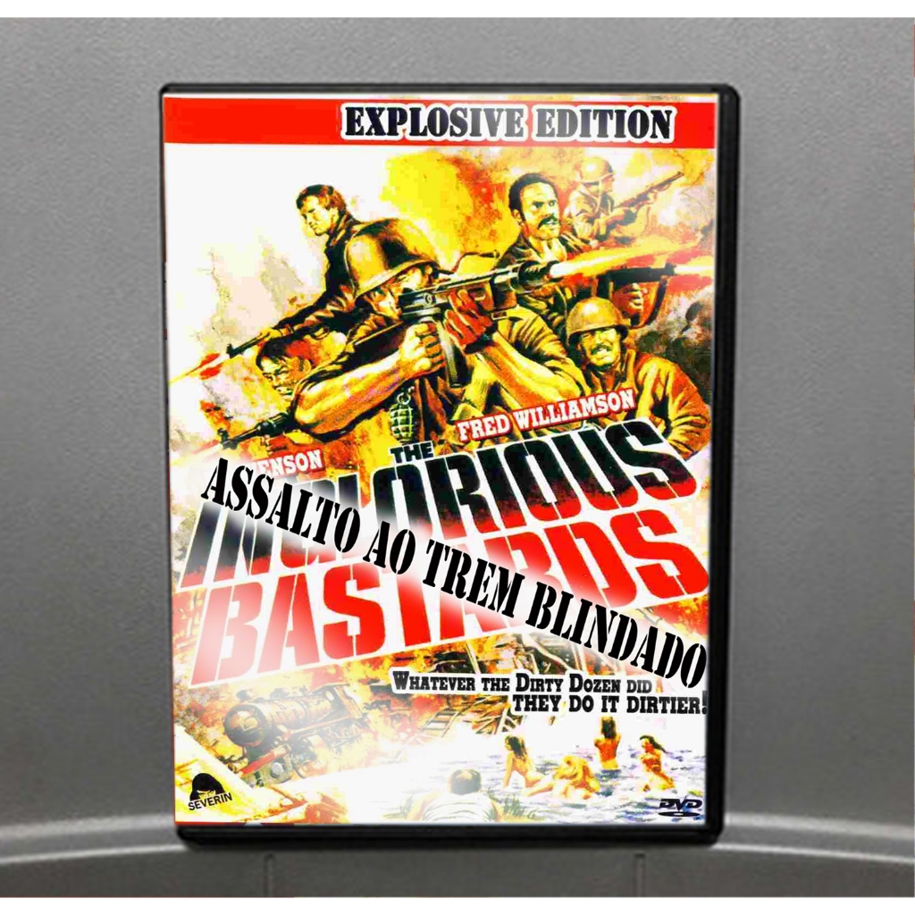 Assalto ao Trem Blindado 1978 Legendado Bo Svenson DVD AUTORADO FÃ MADE  O filme que inspirou “Bastardos Inglórios”, de