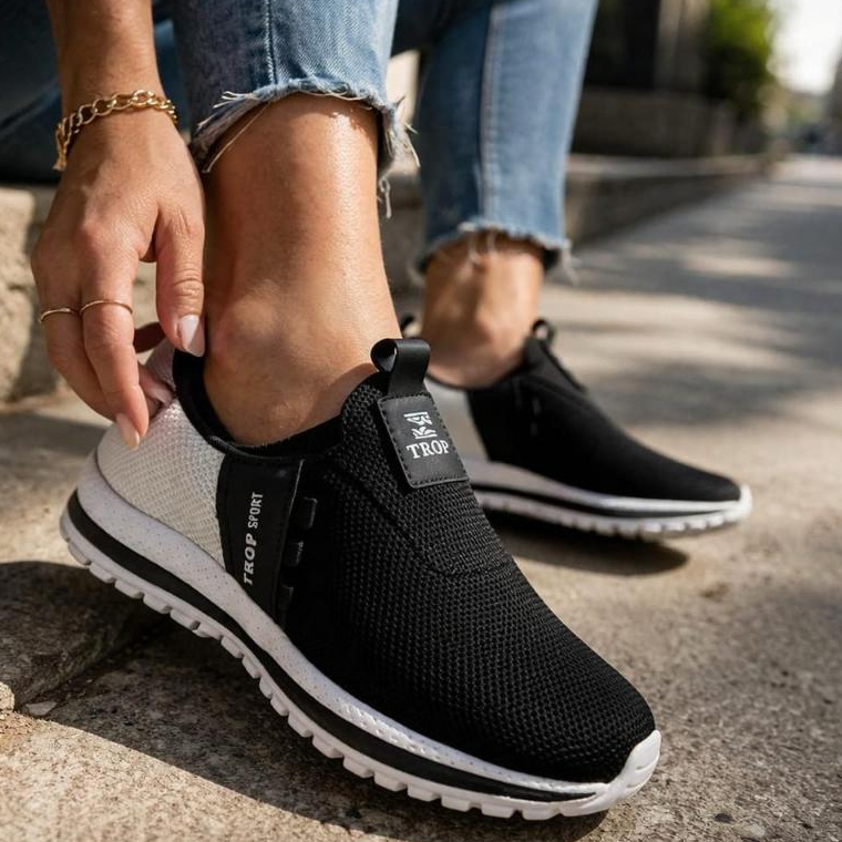 Tênis Feminino Confortável Leve Casual Academia Caminhada Dia a Dia Promoção