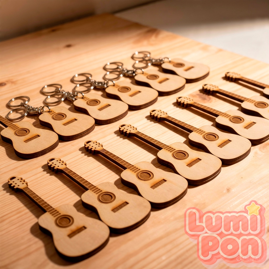 🎸 Lote 10/30/50 Peças Violão MDF 3mm Atacado – Sem Argola (Peças para Montagem) 🎸