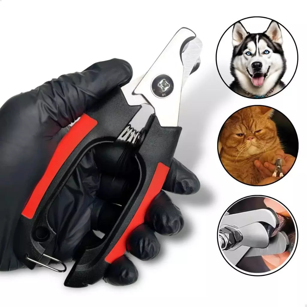 Alicate Cortador De Unhas Pet Cães Gatos 12cm Grande