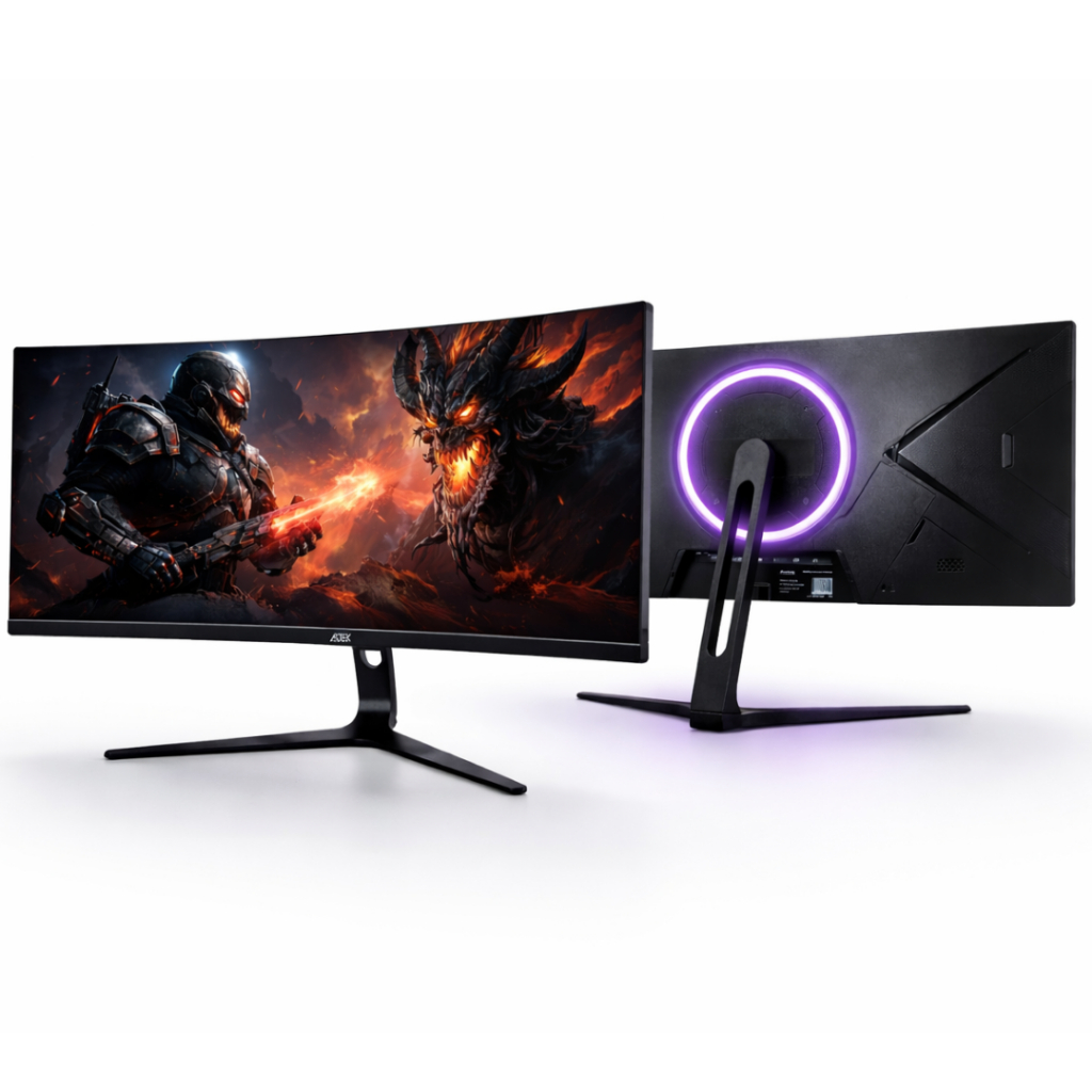 Monitor Gamer 34” Curvo UltraWide 165Hz 1ms Qhd Va LED Rgb 21:9 Imersivo Profissional Alta Potência - Miniatura 5