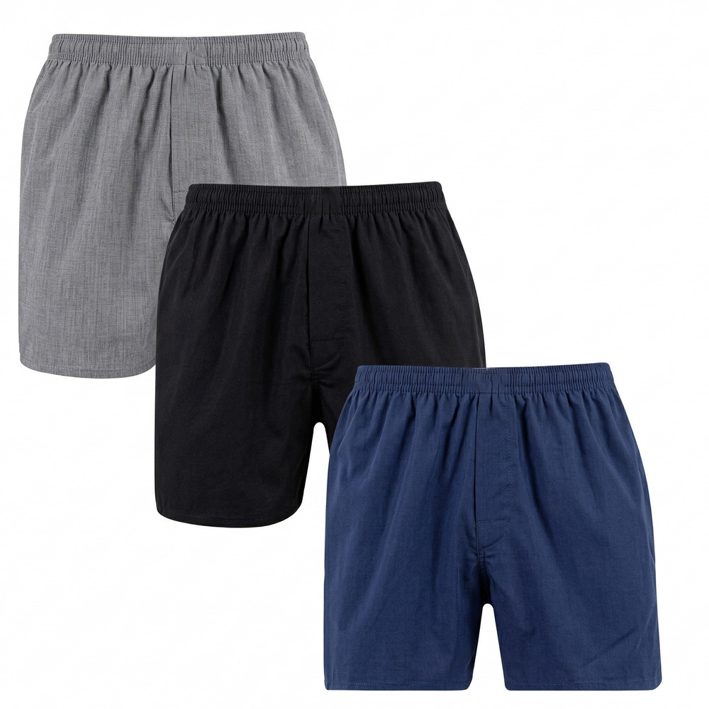 KIT 3 CUECAS SAMBA CANÇÃO EM ALGODÃO MASCULINA 10500