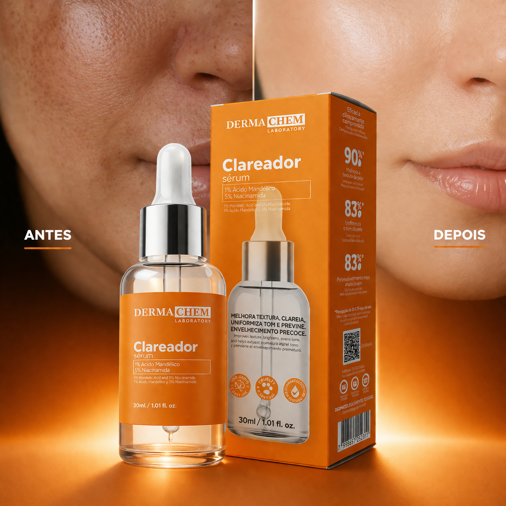 Sérum Facial Niacinamida Dermachem Uniformiza o Tom da Pele e Reduz Marcas Escurecidas 30ml
