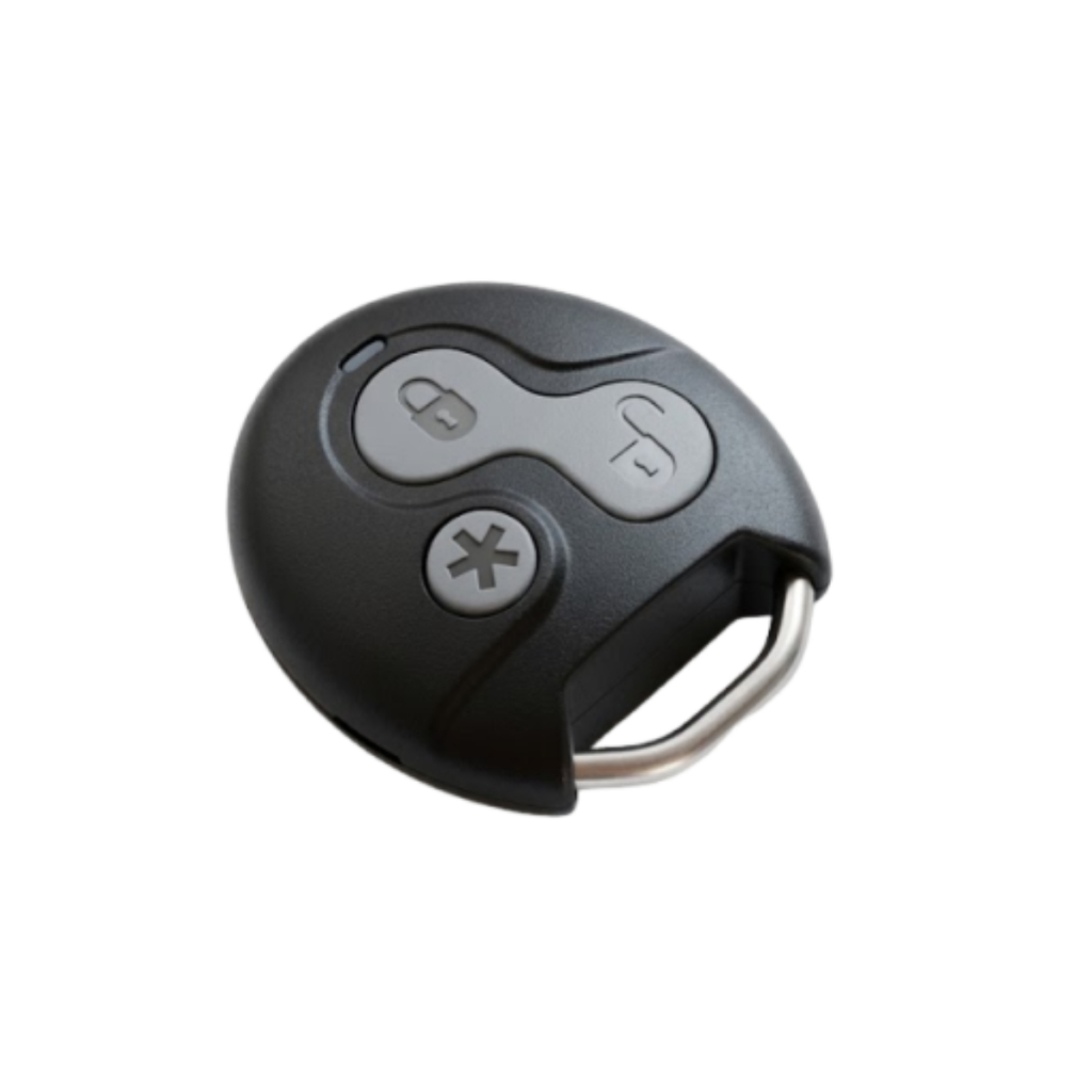 Controle Alarme Olimpus 433MHz 3 Botões Anti Clonagem Led Vermelho Completo Com Bateria