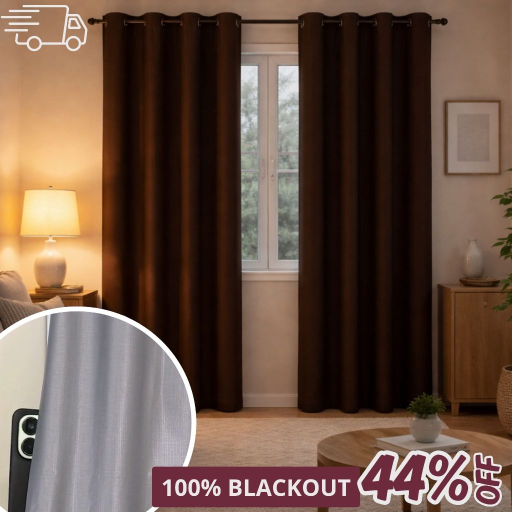 Cortina Blackout Quarto Sala Blackout PVC corta 100 % a luz Varias Cores e Tamanhos