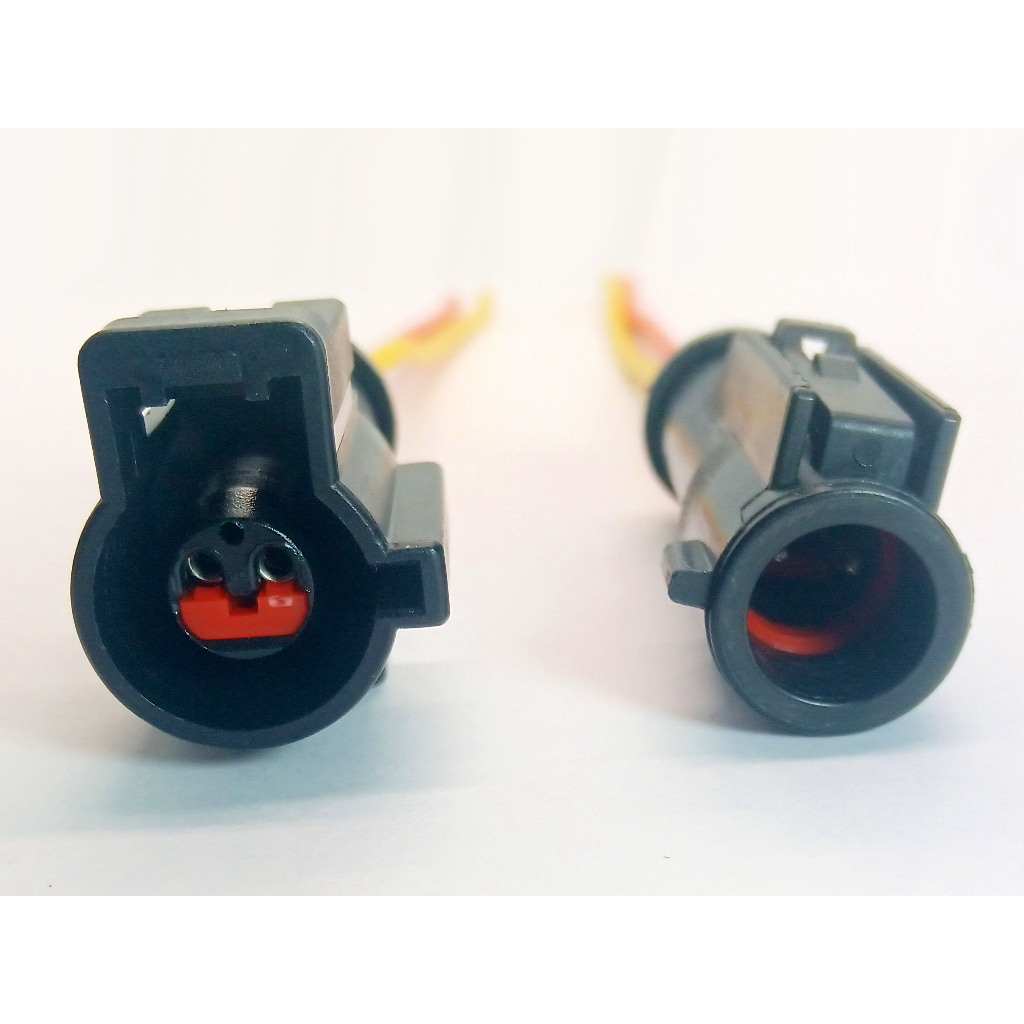 Conector Chicote Macho E Fêmea P/ Compressor Ar Condicionado Ford F250 F350 F4000