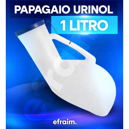 Papagaio – Urinol Plástico com Tampa para Coleta de Urina Masculino em Oferta na Shopee