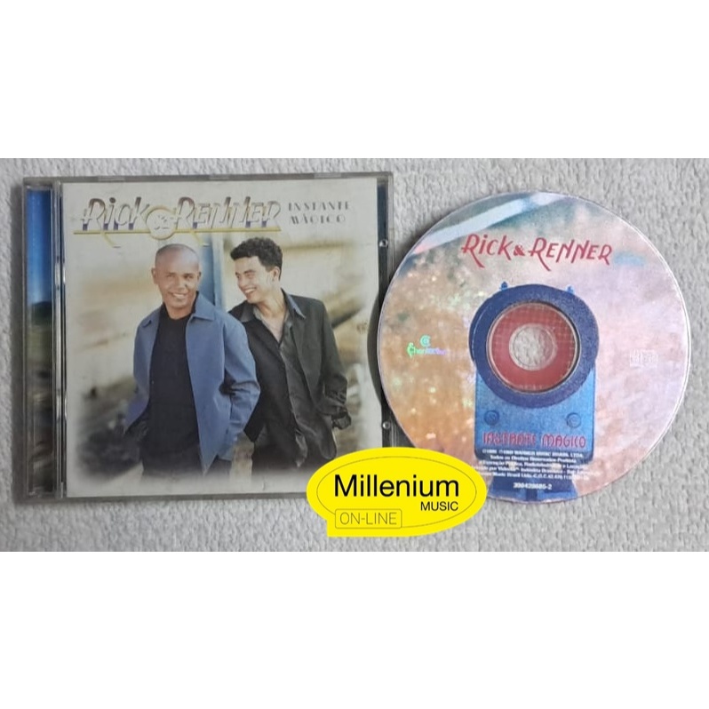 CD Rick & Renner  Instante Mágico 1999 Original Gravadora Colecionador Ótimos Estado