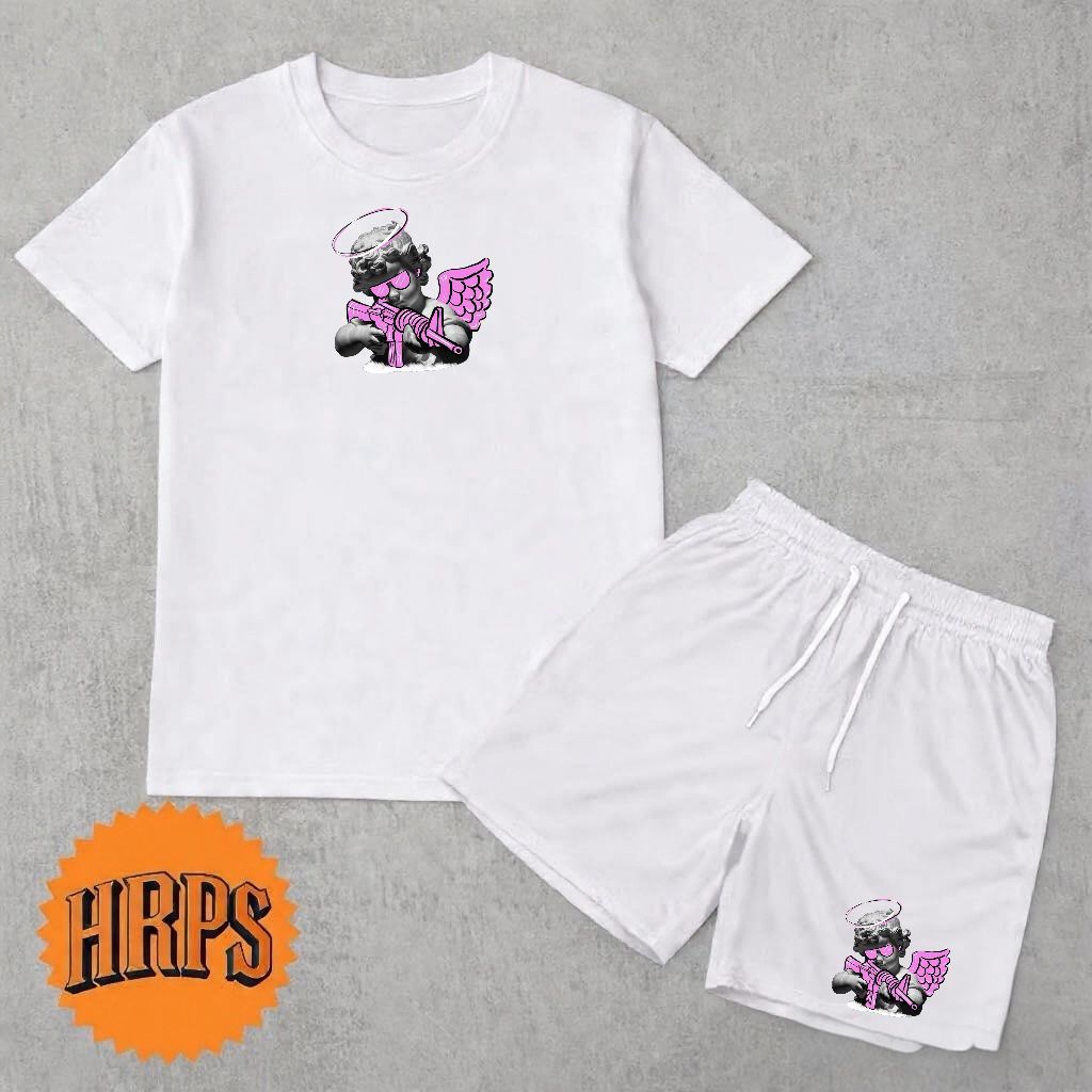CAMISETA E BERMUDA MASCULINA CONJUNTO PARA O DIA DIA PROMOÇÃO LANÇAMENTO BERMUDA TACTEL CAMISA ALGODÃO 30.1