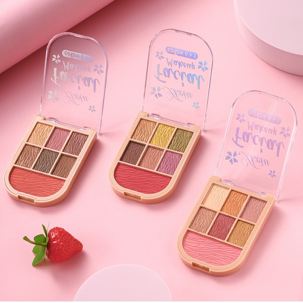Paleta Facial 3 Cores Blush Contorno Iluminador Maquiagem Natural Envio 24h