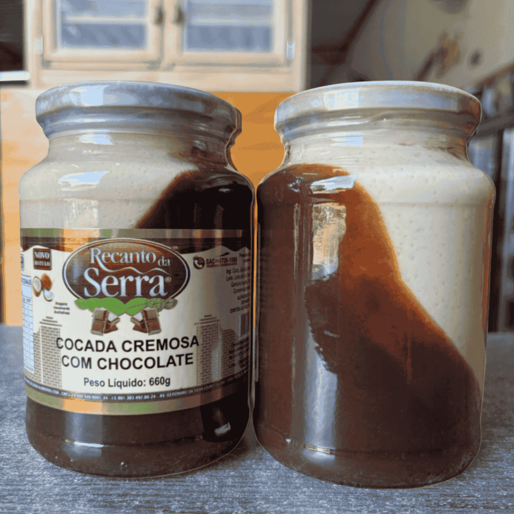 Cocada Cremosa Recanto da Serra 660g Doce de Minas Uai Sabores Com Chocolate Variações