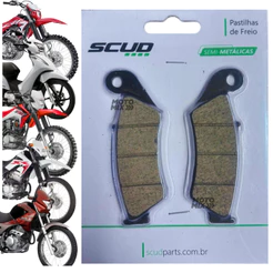 Pastilha Freio Dianteiro Bros 150 Biz 125 Xr 250 Nx 400 Xre 300 Crf 250 SCUD