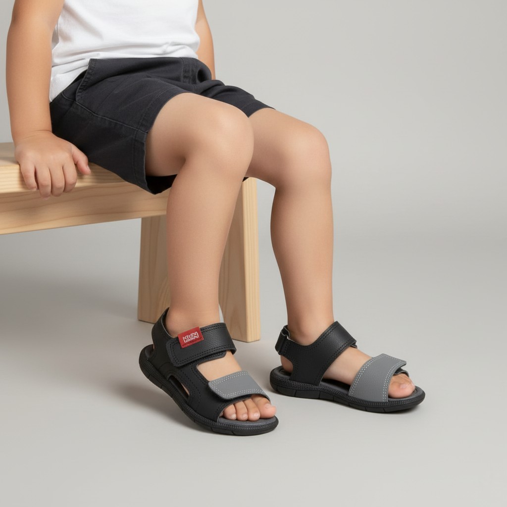 Sandalia Klin Infantil Masculina Menino Tic Tac Conforto Original