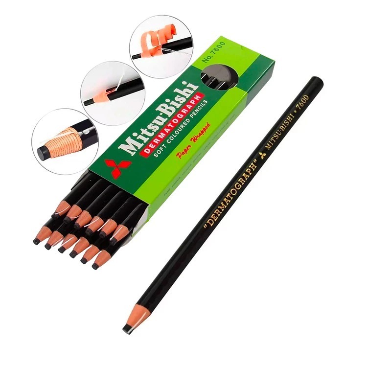 Lápis dermatográfico Mitsubishi 7600 Unidade 1 lápis (Cores Variadas) em Oferta na Shopee