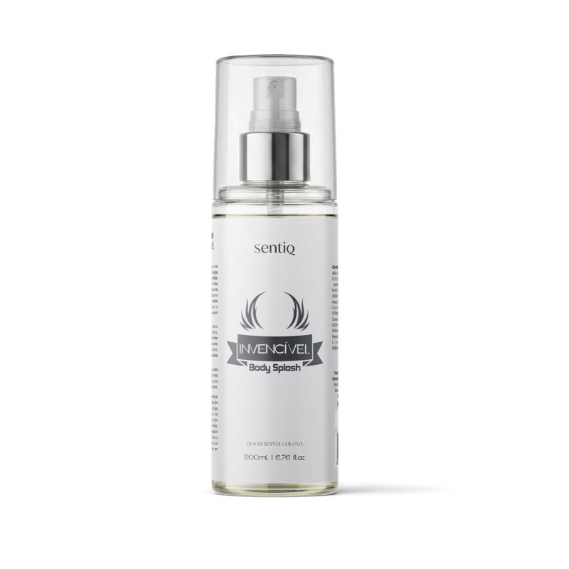 Body Splash INVENCÍVEL 200ml Sentiq, alta fixação e projeção, dia e noite, assinatura masculina