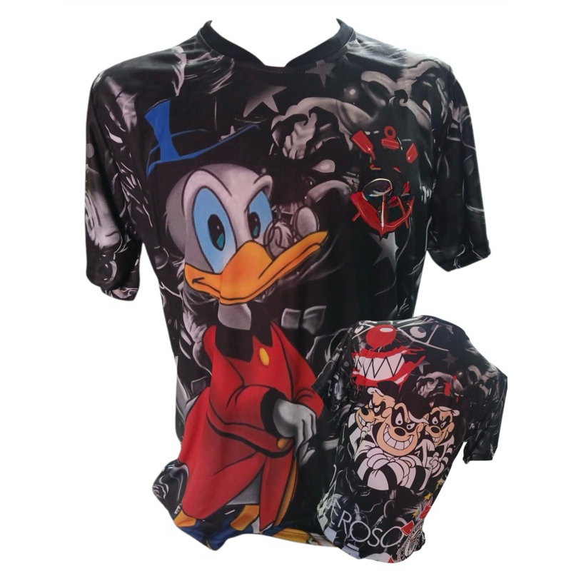 Camisa Corinthians Pato Donald e Irmãos Metralha – T-Shirt Malandro Urban Style Mandrake
