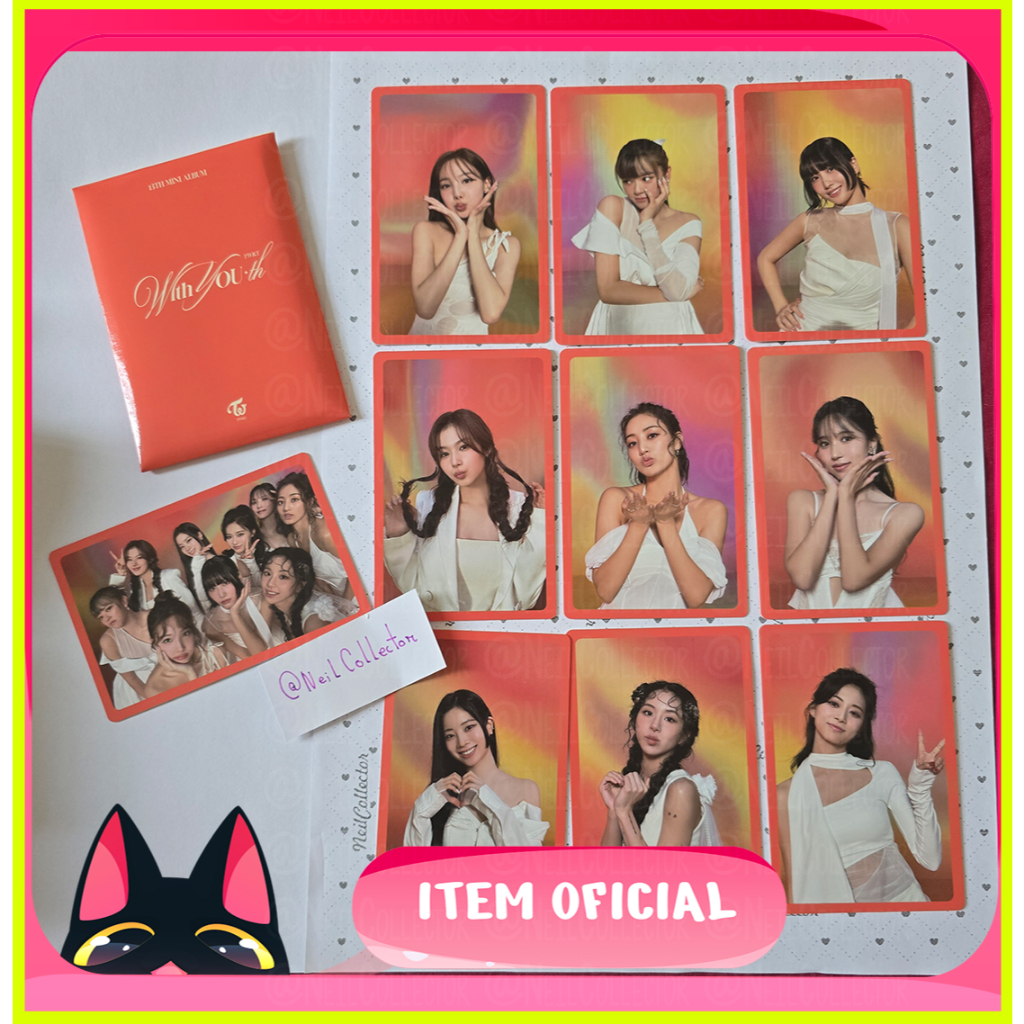 TWICE with you-th Blast Oficial TWICE Photocard POB OFICIAL Nayeon Chaeyoung (LEIA A DESCRIÇÃO)