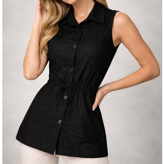 Colete Feminino Max Alfaiataria com Ajuste na Cintura – Elegância e Versatilidade