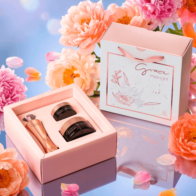 Kit Grace Midnight Dia das Mães- O kit traz fragrância Grace Midnight, vencedora de melhor criação perfumística