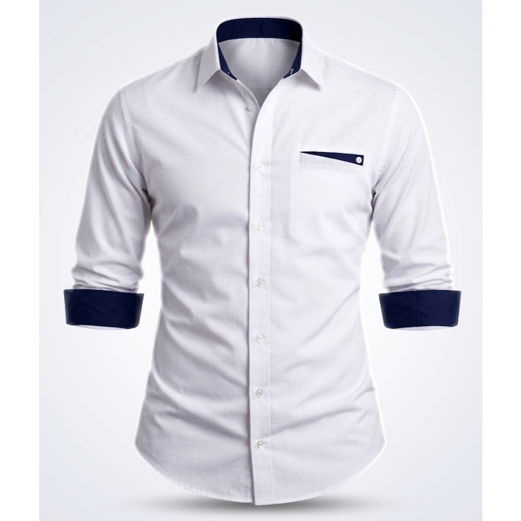 Camisa Social Masculina Manga Longa Slim Fit Premium Estilo Men's