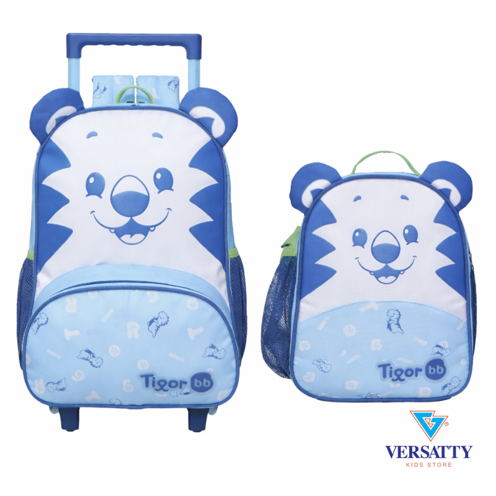 Kit Mochila 2 em 1/Conversível > (carinho + alças ) + lancheira transversal tigor bb