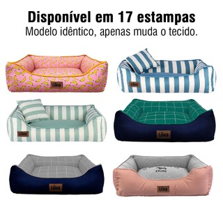 Cama caminha pet pequena lavável 53x43 com zíper para cachorro e gato de pequeno porte