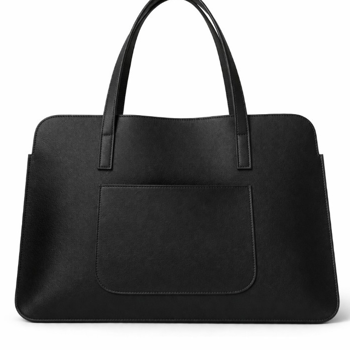 Bolsa Saco Feminina para Notebook 42cm Couro Sintético Ipermeável