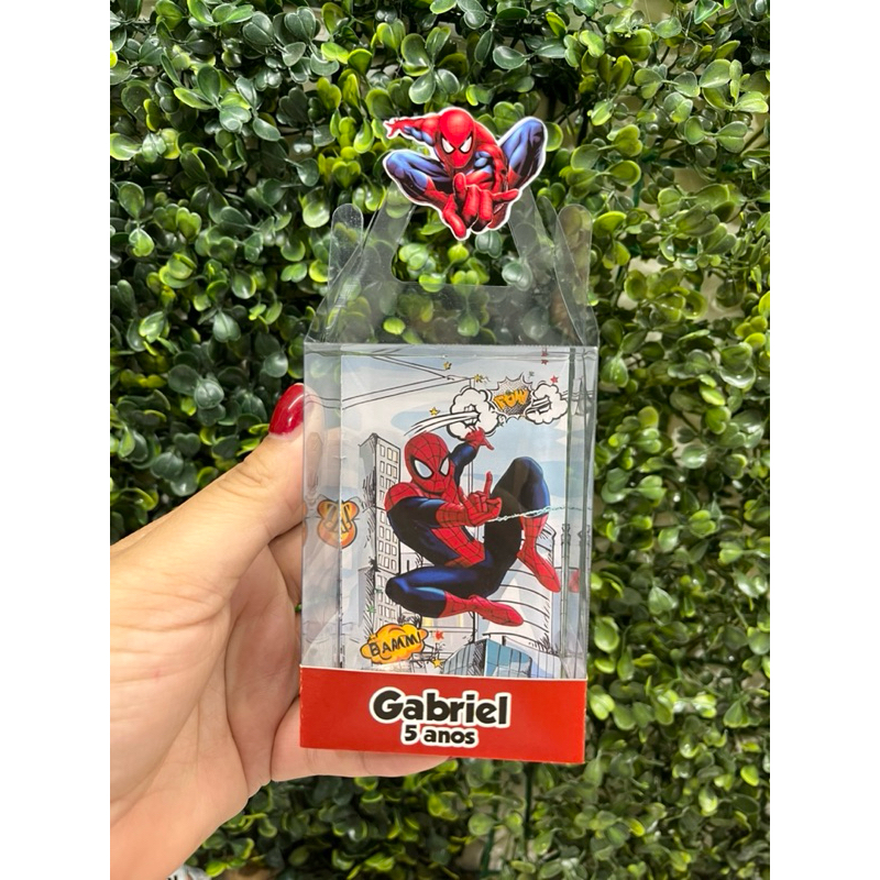 Lembrancinha personalizada- caixinha de acetato SEM relógio kit 50/60/70/80/90und