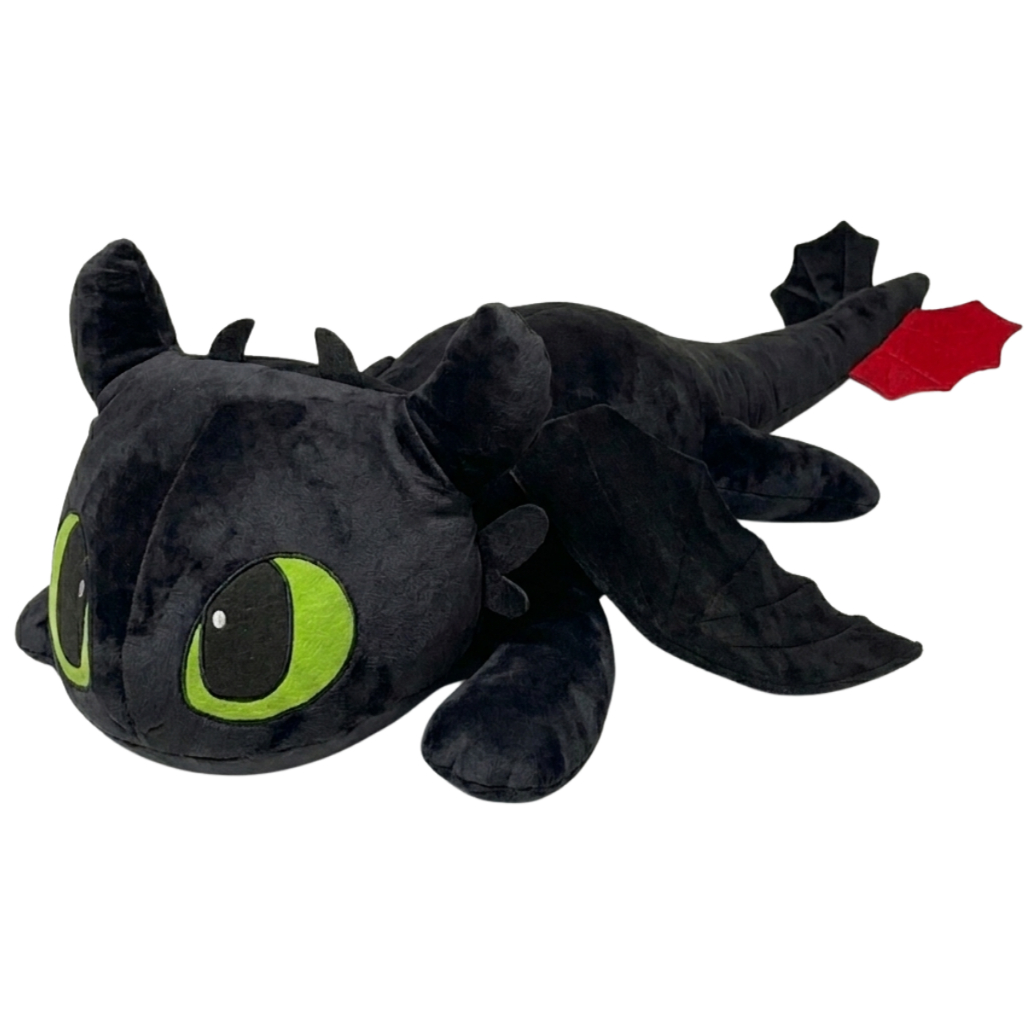 Xuxão Banguela Fúria da Noite Gigante 100cm – Pelúcia Gigante em Tecido Satin Fofinho