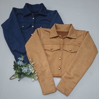 Casaco Feminino Suede Do M ao G3 Jaqueta Moda Tendencia em Oferta na Shopee
