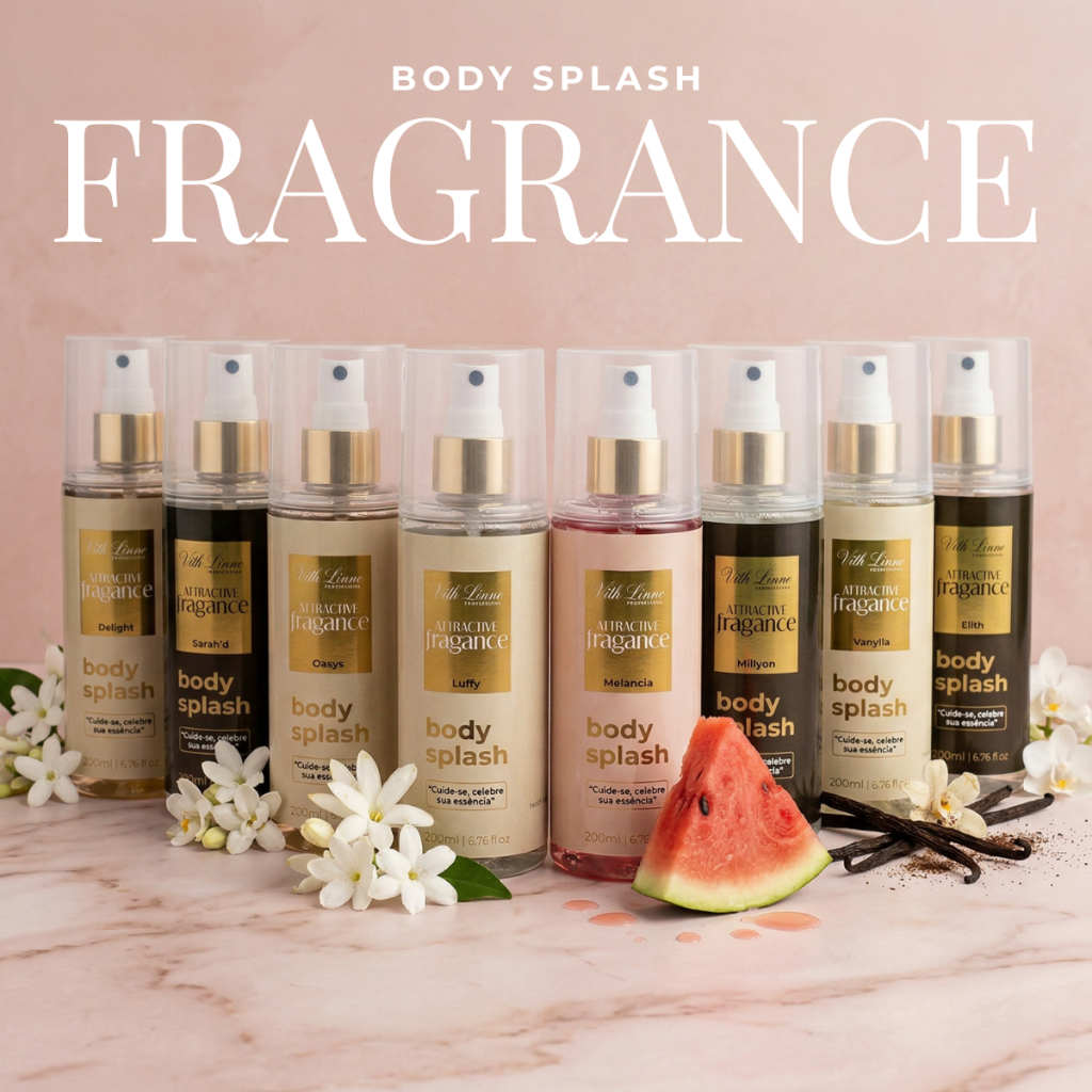 Body Splash 200ml Perfume Corporal Feminino E Masculino Desodorante Colônia Alta Fixação Premium