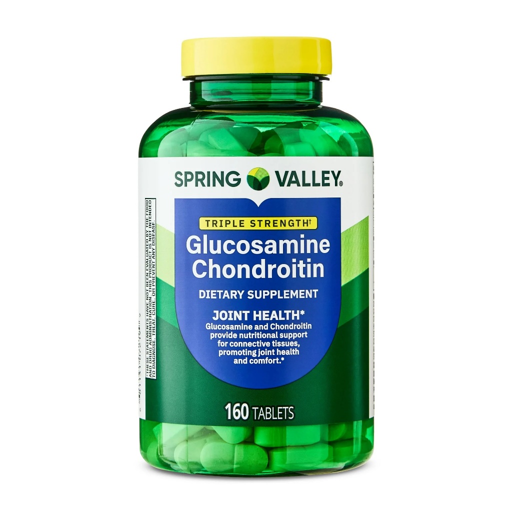 GLUCOSAMINE CHONDROITIN SPRING VALLEY 160 TABLETS