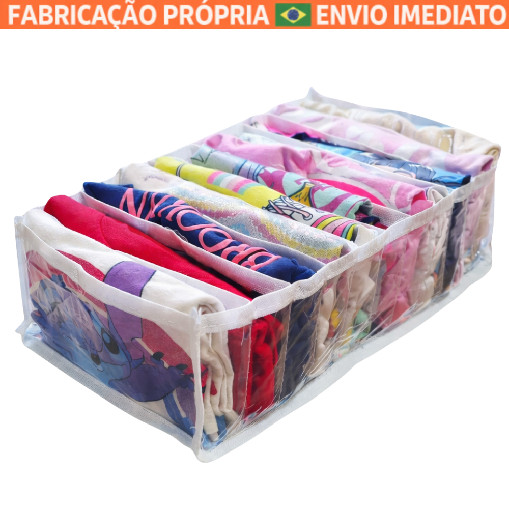 Colmeia Organizadora "M"  Gaveta  Organizador Guarda Roupa Cuecas, Meias, Lingerie Bebe Camiseta