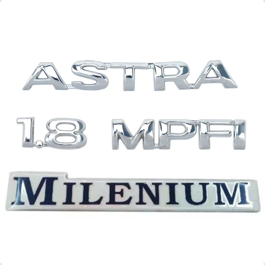 Emblemas Astra 1.8 MPFI  E Adesivo Milenium  2000 2001