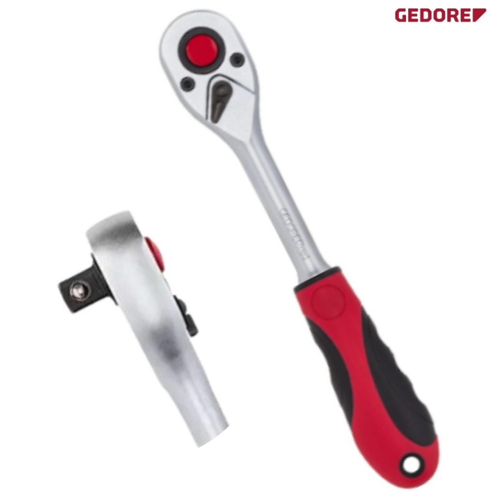 Chave Catraca Reversível 1/4 Gedore Red R40000027 Profissional