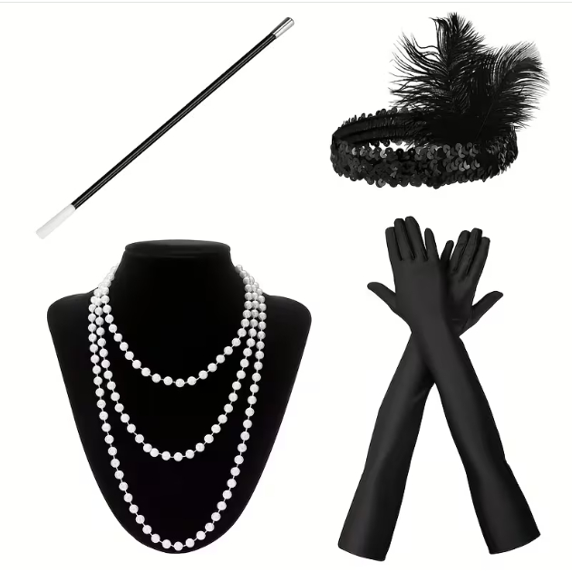 Fantasia Melindrosa Cabaré Great Gatsby Carnaval Festa Halloween Cosplay Adulto Mulher Feminino Retrô Vintage Anos 20