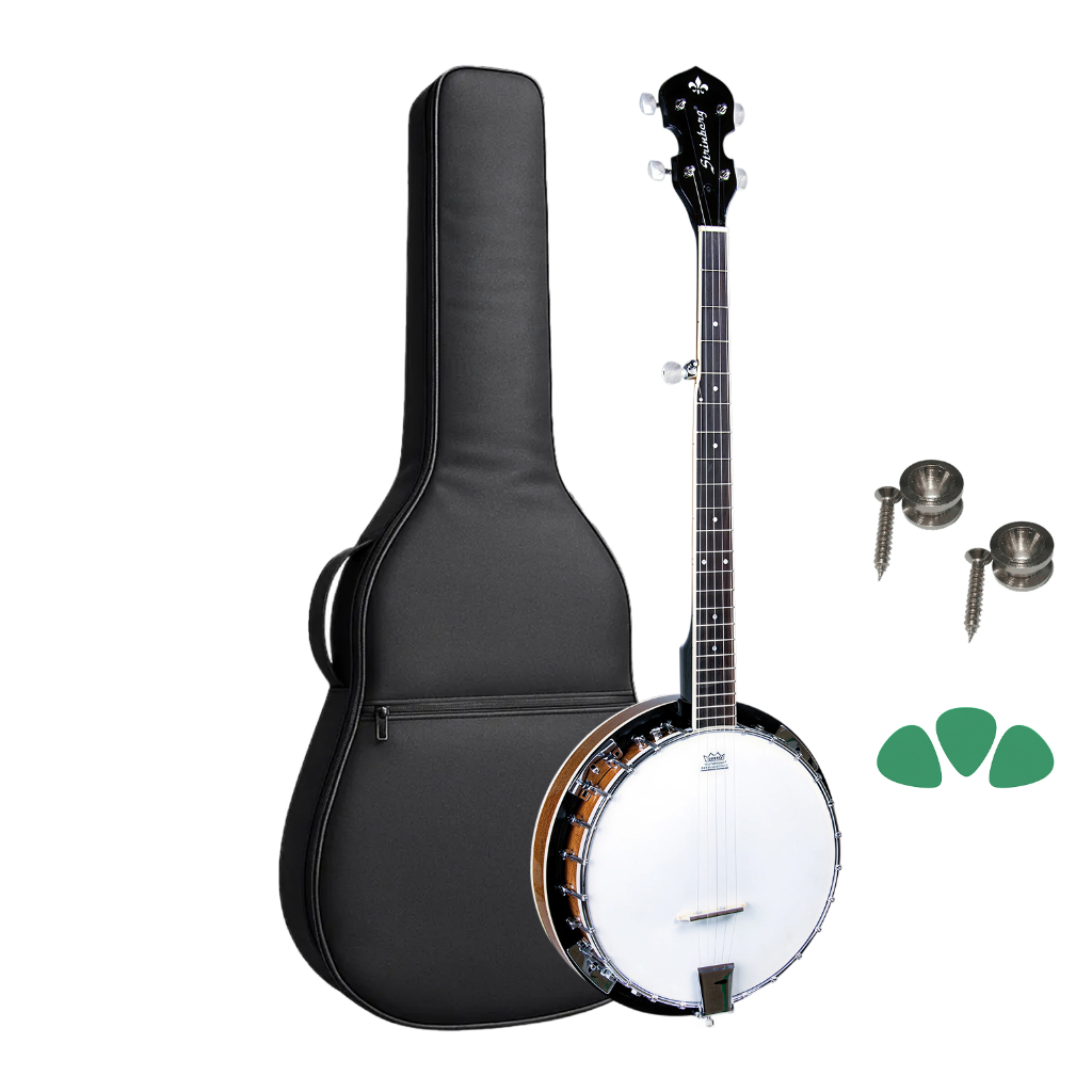 Banjo Strinberg Wb50 Mogno Pele Remo Weatherking Com Bag