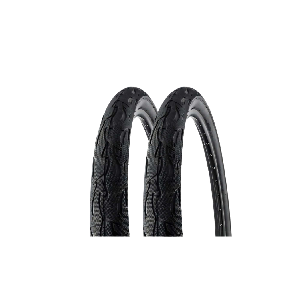 Par de Pneu 26 x 2.50 Flame Vee Rubber slick com arame aro 26 bike manobra VRB287 preto