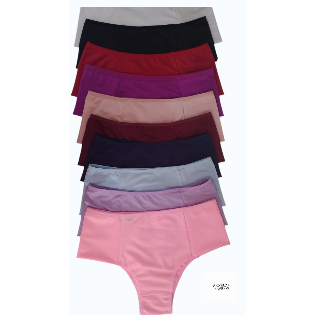 Kit 3 Calcinha Gestante Pós Parto Pala Lateral Dupla