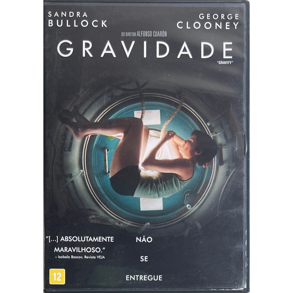 Gravidade - Sandra Bullock, George Clooney - DVD Original